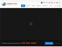 Tablet Screenshot of libertyvpn.net